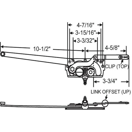 Strybuc Dual Arm Casement Operator 36-186